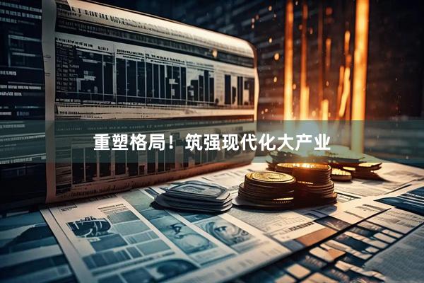 重塑格局！筑强现代化大产业